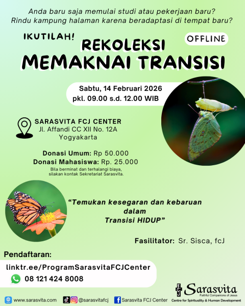 2026 Rekoleksi Memaknai Transisi (14 feb)