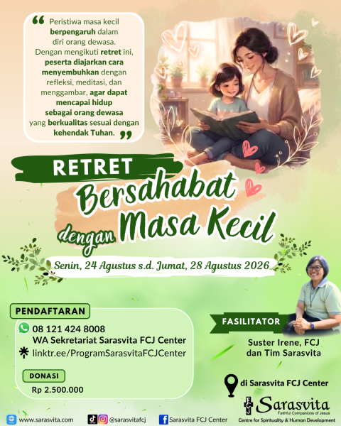 2026 Retret Bersahabat dengan Masa Kecil (Agustus)